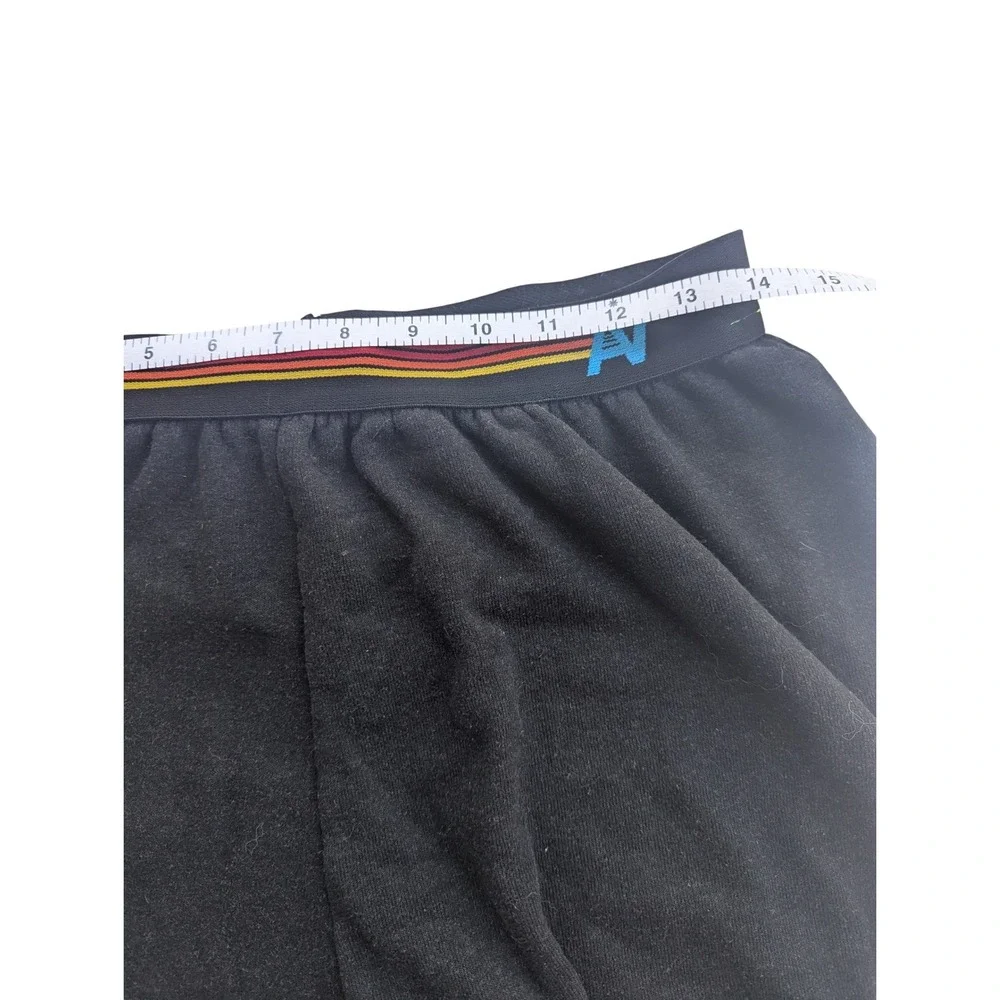 Aviator Nation Black Rainbow Striped Waistband Sweatpants Joggers XL USA Made - Picture 9 of 11